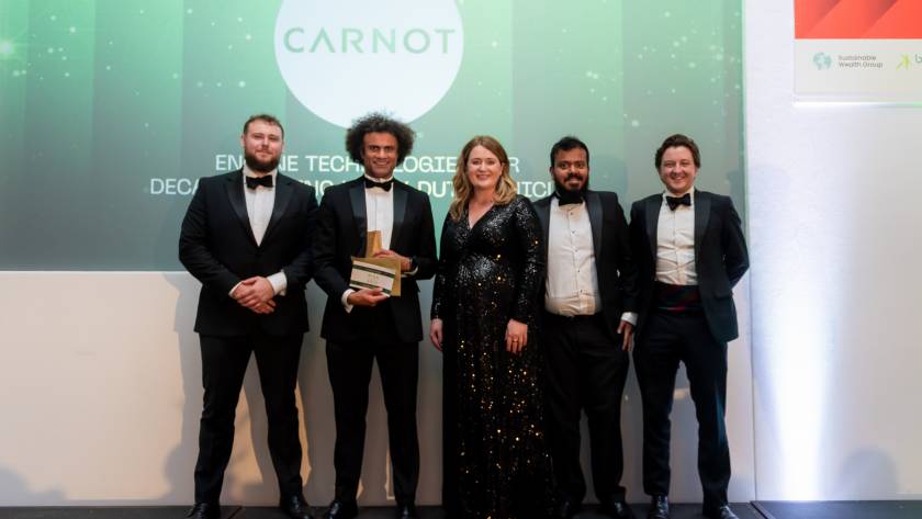 Carnot win the Green Transport, RISE award!